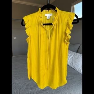 Cupcakes & Cashmere Ruffled Blouse